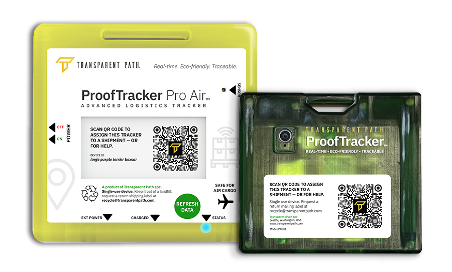 Beauty shot of both ProofTracker models